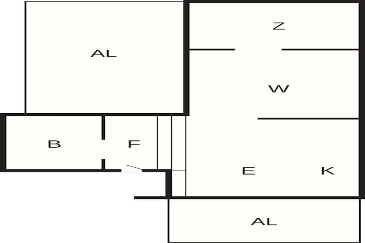4 Personen vakantie huis in FIGEHOLM - Plattegrond