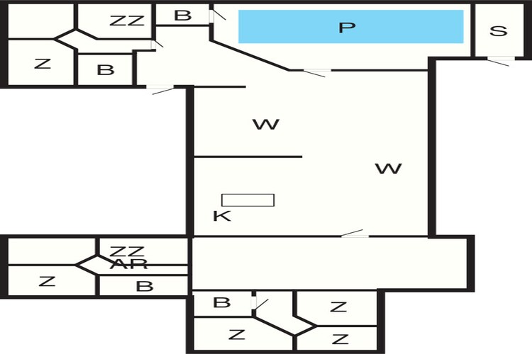 5 sterren vakantie huis in Vejers Strand-Plattegrond