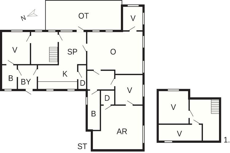 16 Personen vakantie huis in Vestervig-Plattegrond
