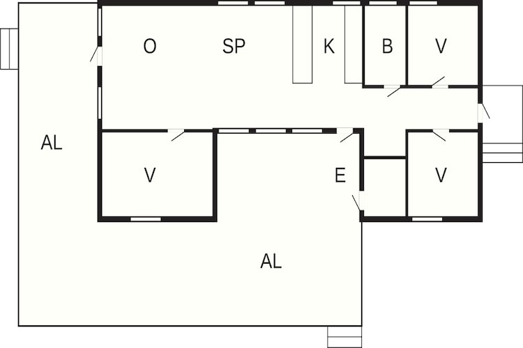 4 Personen vakantie huis in LÖTTORP-Plattegrond