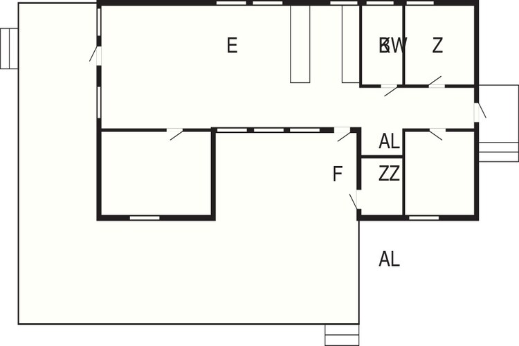 4 person holiday home in LÖTTORP - Floor plan