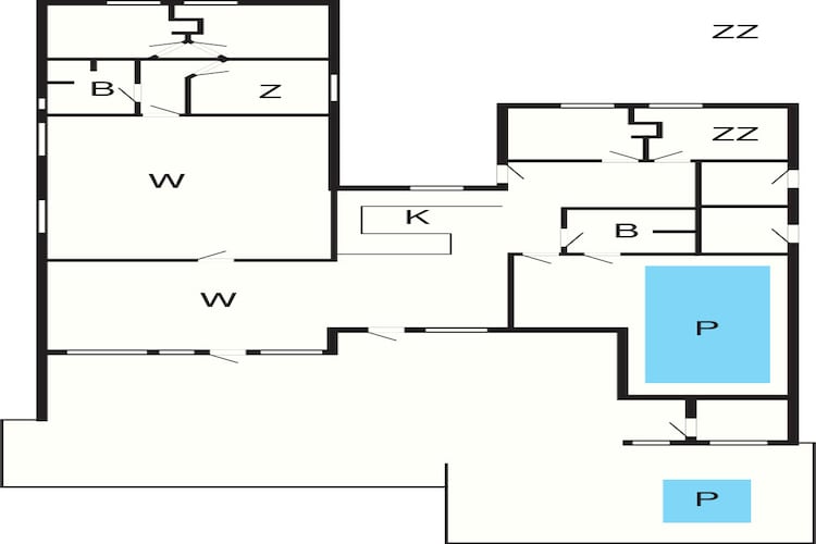 5 star holiday home in Rømø-Floor plan