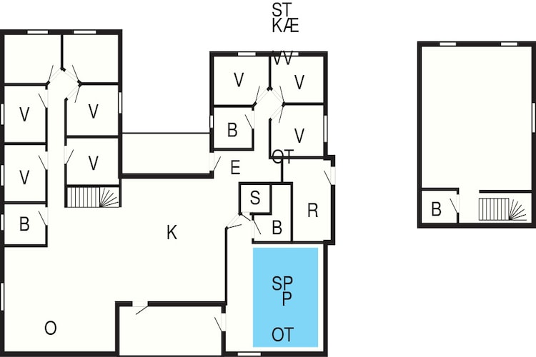 5 star holiday home in Højslev-Floor plan