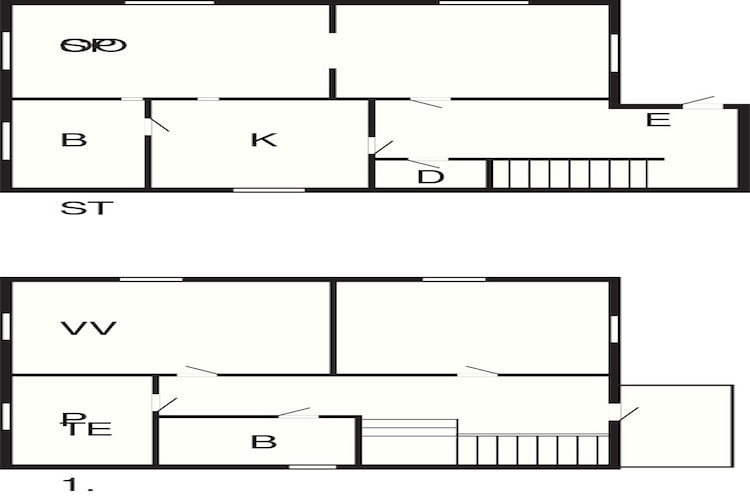 4 Personen Ferienhaus in Borhaug-Grundriss