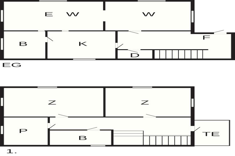 4 Personen vakantie huis in Borhaug-Plattegrond