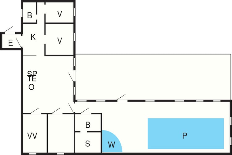 4 star holiday home in Væggerløse-Floor plan