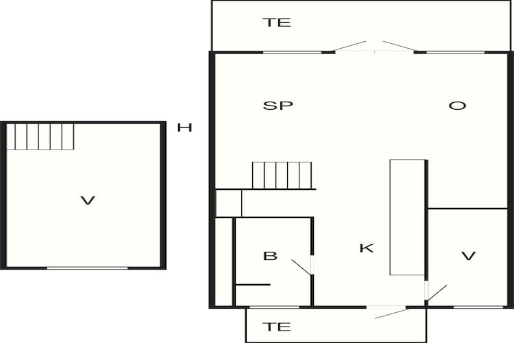 6 person holiday home in Rødby-Floor plan