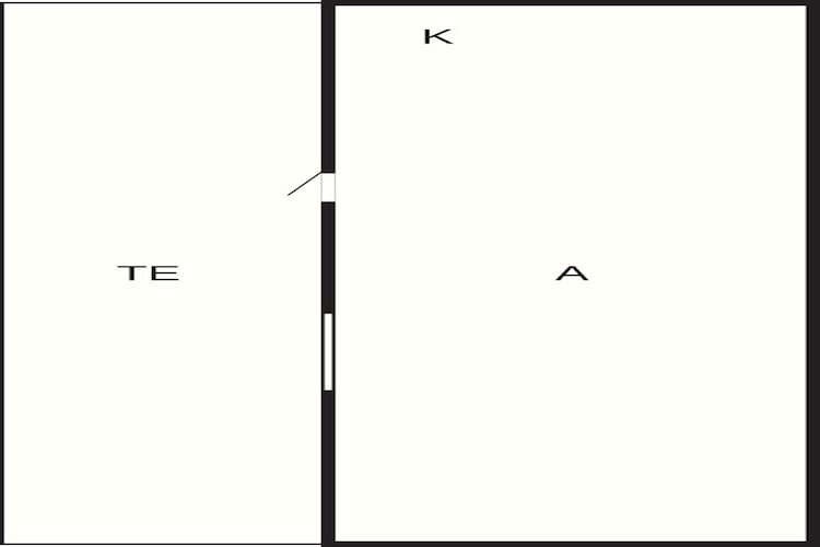 Vær.m/bad, 2 personer inkl morgenmad-Floor plan