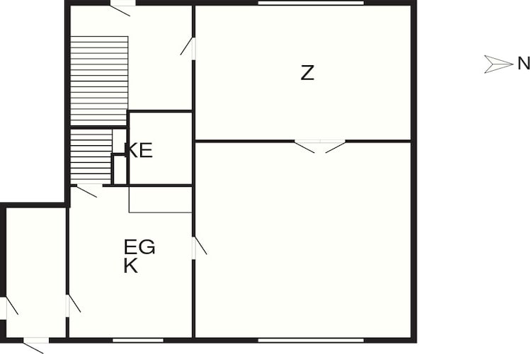 4 person holiday home in Ringkøbing-Floor plan