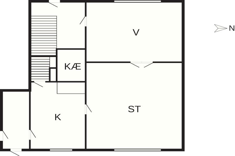 Sfeervolle retraite in Ringkobing -- By Traum Ferienwohnungen-Plattegrond
