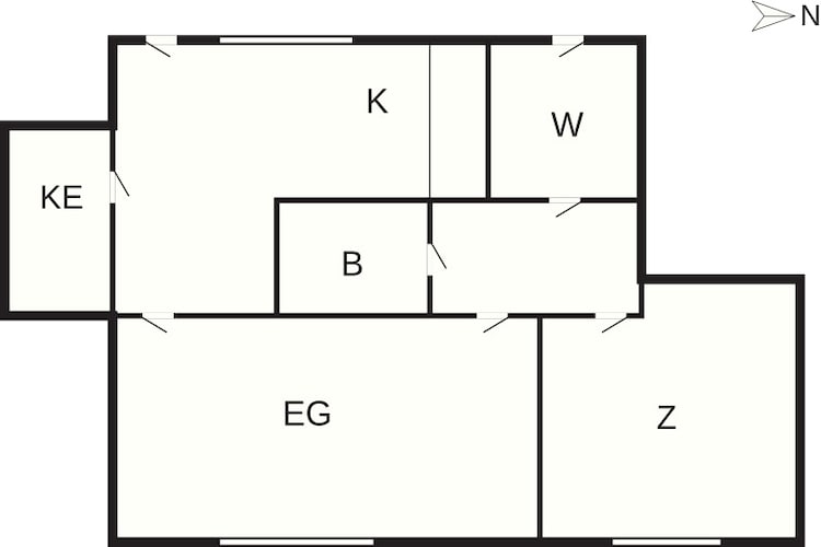 Retraite charmante a Ringkobing -- By Traum Ferienwohnungen-Plan d'étage