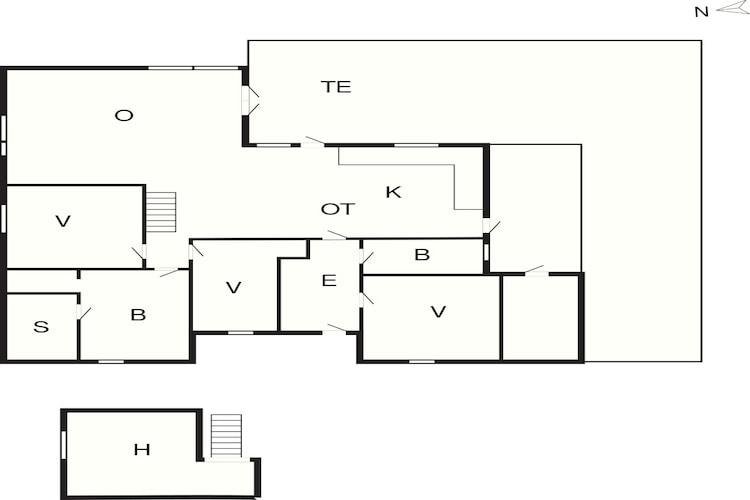 4 Sterne Ferienhaus in Sæby-Grundriss