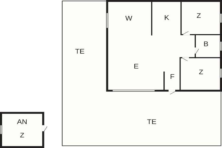 7 Personen vakantie huis in Hadsund-Plattegrond