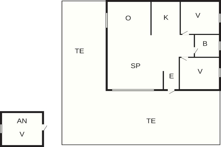 7 Personen vakantie huis in Hadsund-Plattegrond