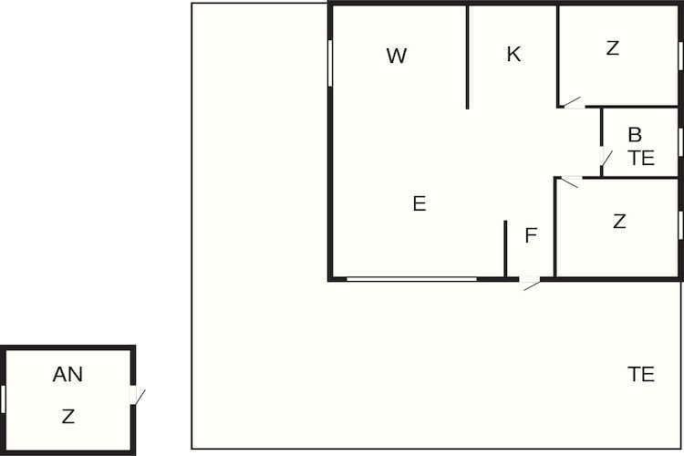7 Personen vakantie huis in Hadsund - Plattegrond