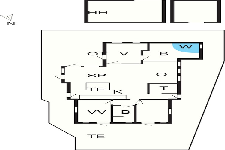 4 star holiday home in Væggerløse-Floor plan