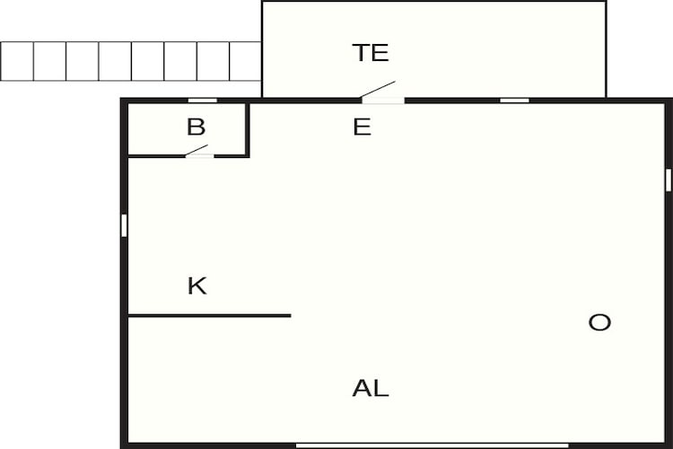4 Sterne Ferienhaus in Romelanda-Grundriss