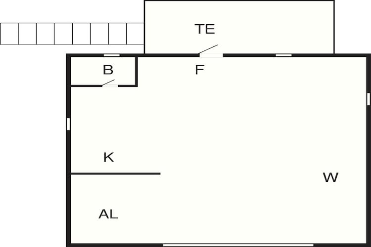 4 Sterne Ferienhaus in Romelanda-Grundriss