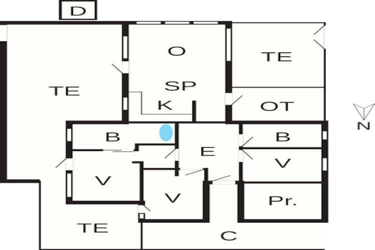 5 star holiday home in Børkop-Floor plan