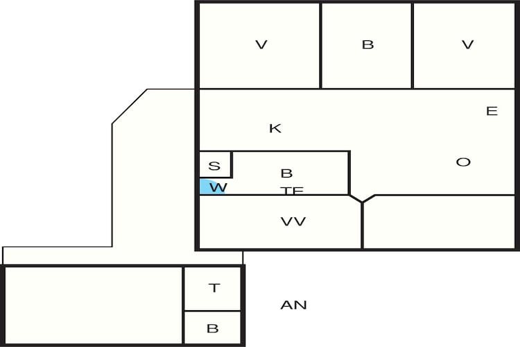 4 star holiday home in Løkken-Floor plan