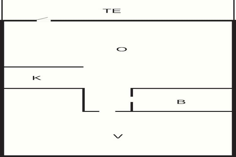 Apartment Syd Terasse-Plattegrond