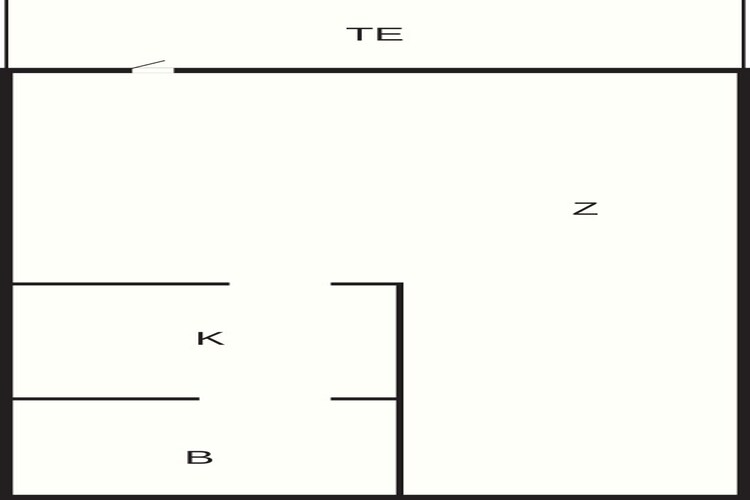 Apartment Vest Balcony-Plattegrond