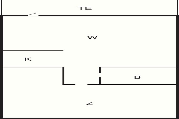 Apartment Vest Balcony-Plattegrond