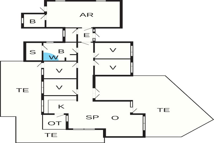 5 sterren vakantie huis in Løkken-Plattegrond