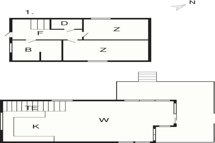 Privéparking bij Vanggardsvej -- By Traum Ferienwohnungen-Plattegrond