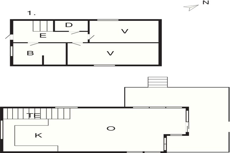 Privéparking bij Vanggardsvej -- By Traum Ferienwohnungen-Plattegrond