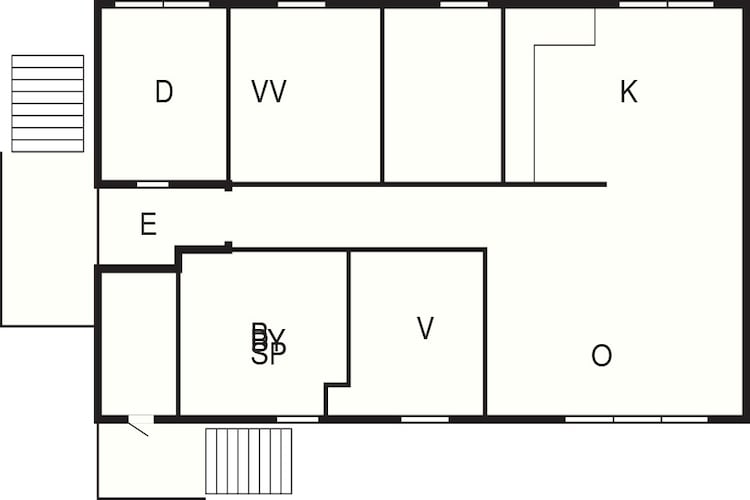 6 Personen Ferienhaus in HOSTELAND-Grundriss