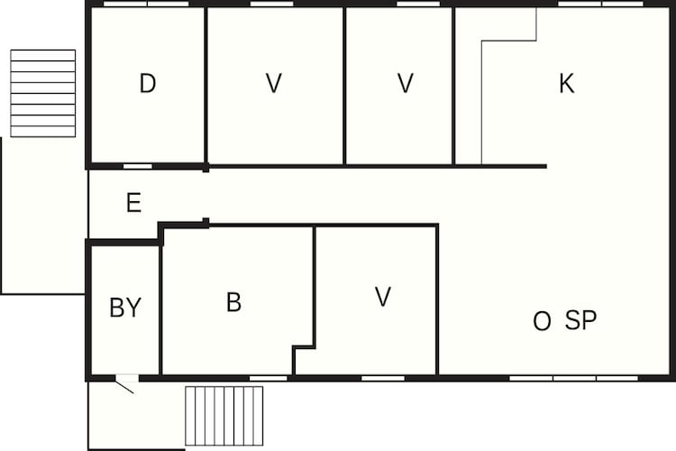 6 Personen vakantie huis in HOSTELAND-Plattegrond