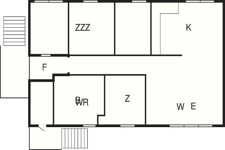 Maison de vacances pour 6 a HOSTELAND - Plan