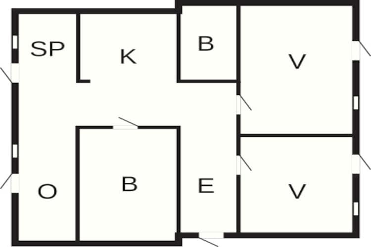 Zeezicht Havenwoning -- By Traum Ferienwohnungen-Plattegrond