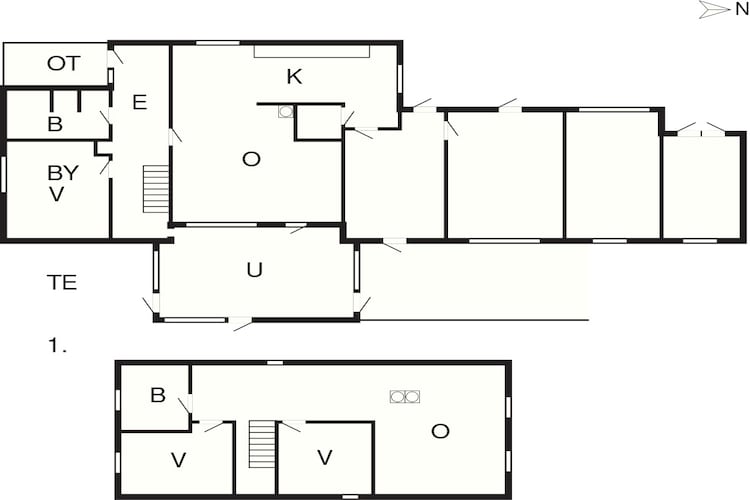 4 star holiday home in Storvorde-Floor plan