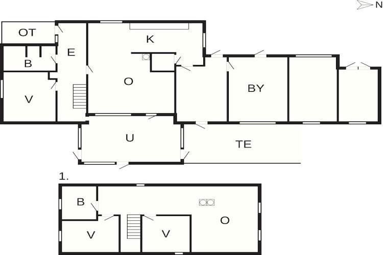 Panoramische oase nabij Aalborg -- By Traum Ferienwohnungen-Plattegrond