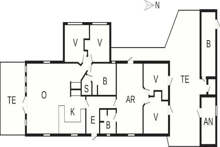 Luxe strandverblijf -- By Traum Ferienwohnungen-Plattegrond