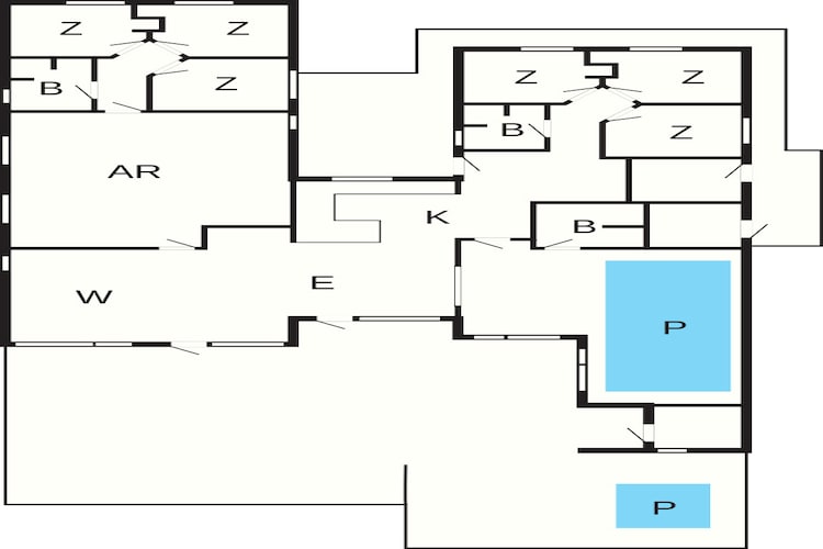 5 star holiday home in Sydals-Floor plan