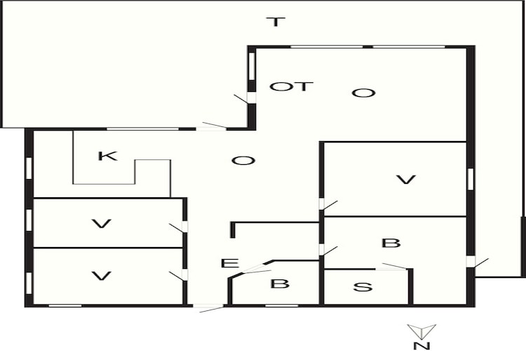 5 Sterne Ferienhaus in Væggerløse-Grundriss