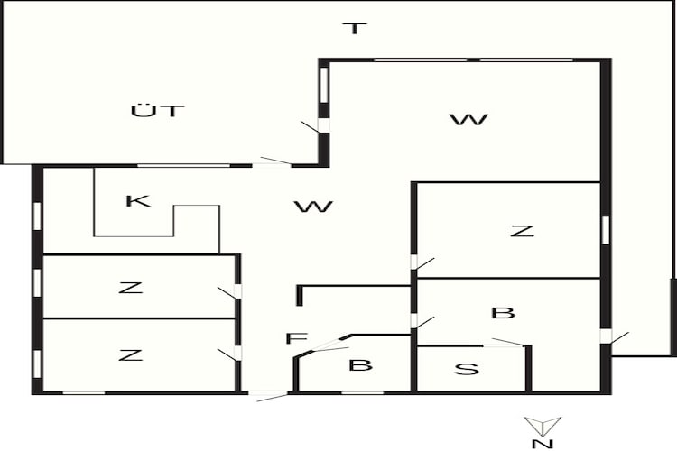 5 sterren vakantie huis in Væggerløse-Plattegrond