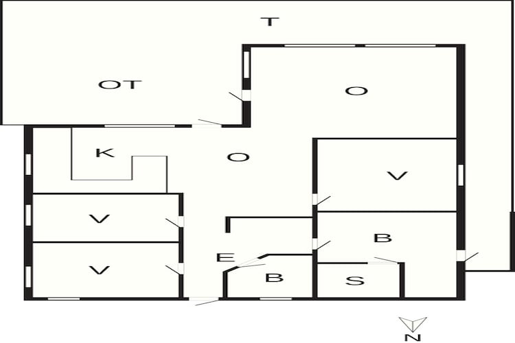 5 sterren vakantie huis in Væggerløse-Plattegrond