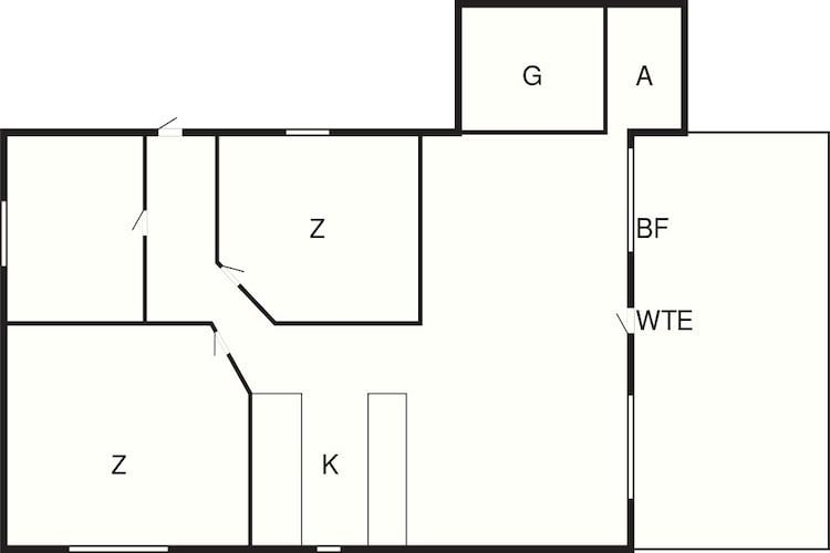 4 star holiday home in Hejls-Floor plan