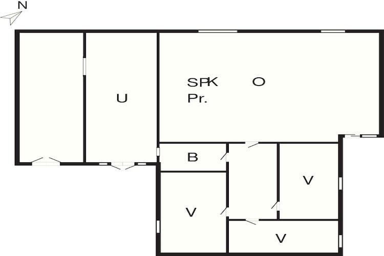 4 Sterne Ferienhaus in Hals-Grundriss