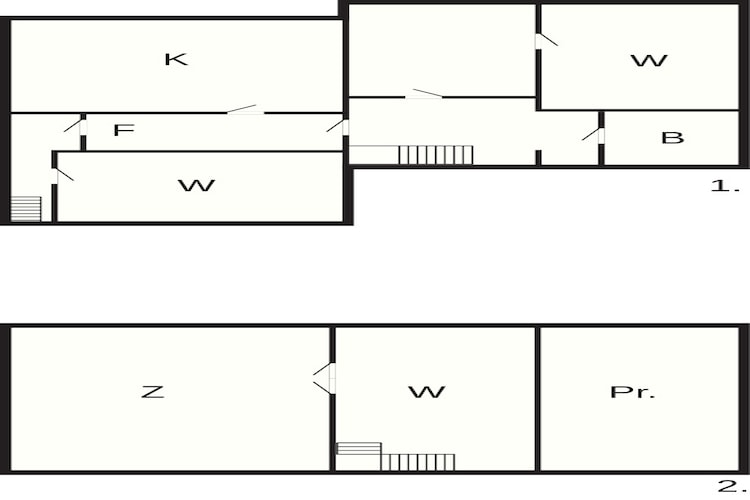 6 Personen vakantie huis in Søndeled-Plattegrond