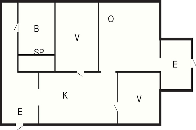 4 person holiday home in LÖNASHULT-Floor plan