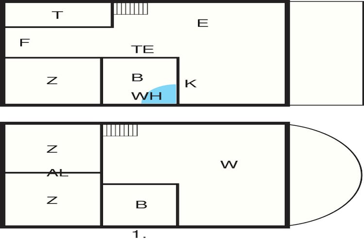 5 star holiday home in Løkken-Floor plan
