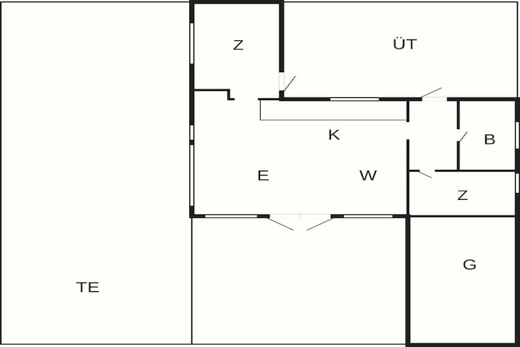 Minimalistisch paradijs -- By Traum Ferienwohnungen-Plattegrond