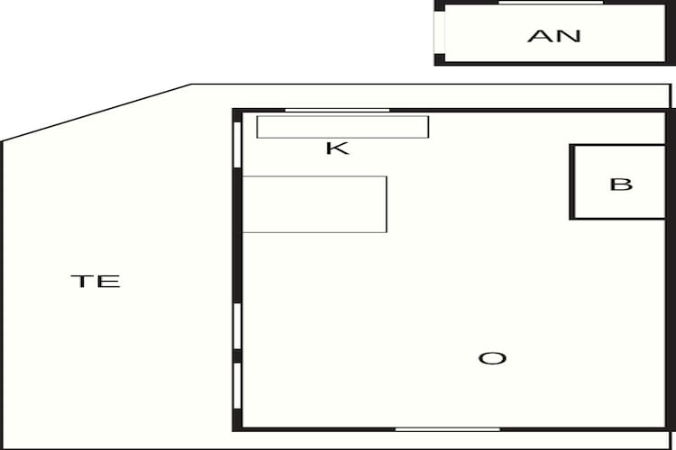 4 Personen vakantie huis in Knebel-Plattegrond