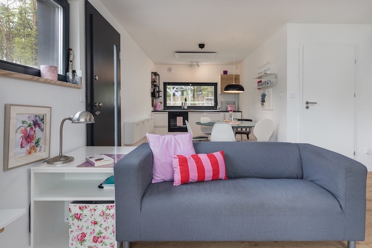 Dom wakacyjny dla 5 osób nad jeziorem Wisełka-Wohnzimmer
