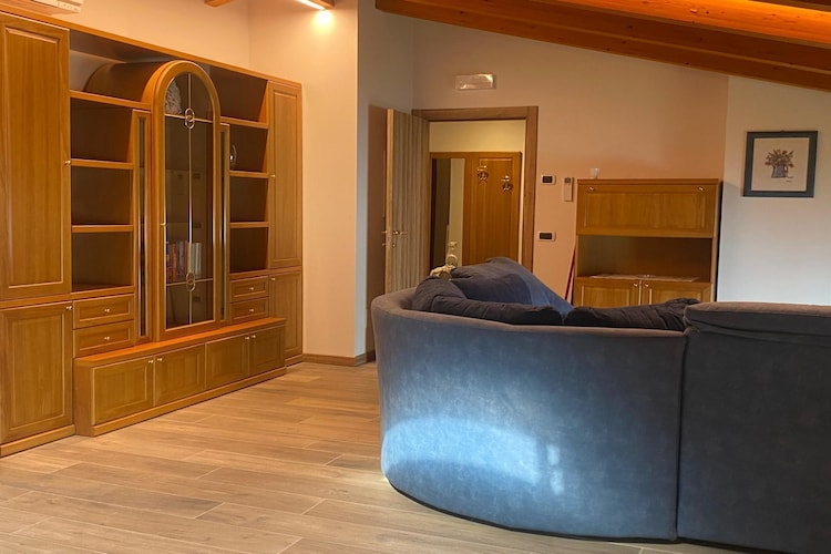 Residence Villa Gianna Limone sul Garda - Trilo Mansarda 2 pax-Woonkamer